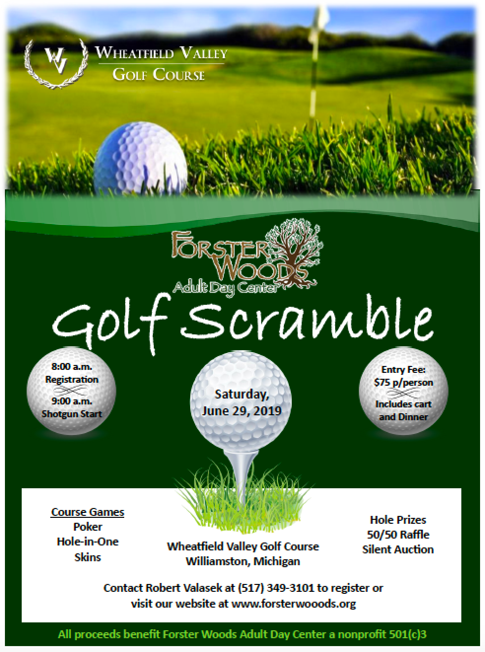 Golf Scramble Flyer Template Free Printable Template